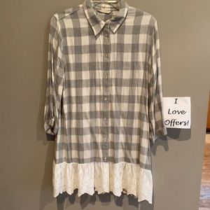 Flannel & Lace Tunic